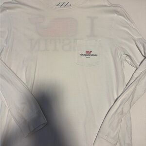 Vineyard Vines White Long Sleeve Tee